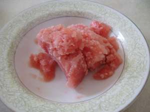 Watermelon sorbet